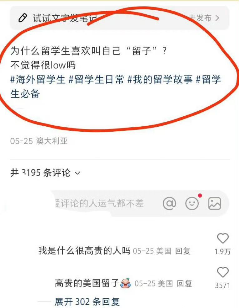 怪不得留学生喜欢叫自己留子留子听着确实有点怪怪的，就好像前几年说黄毛的感觉一样呢