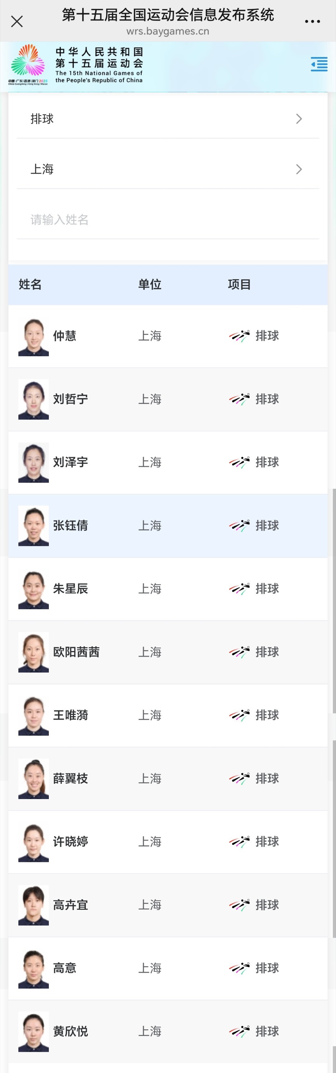 阿拉魔女全运名单[卡皮巴拉] ​​​