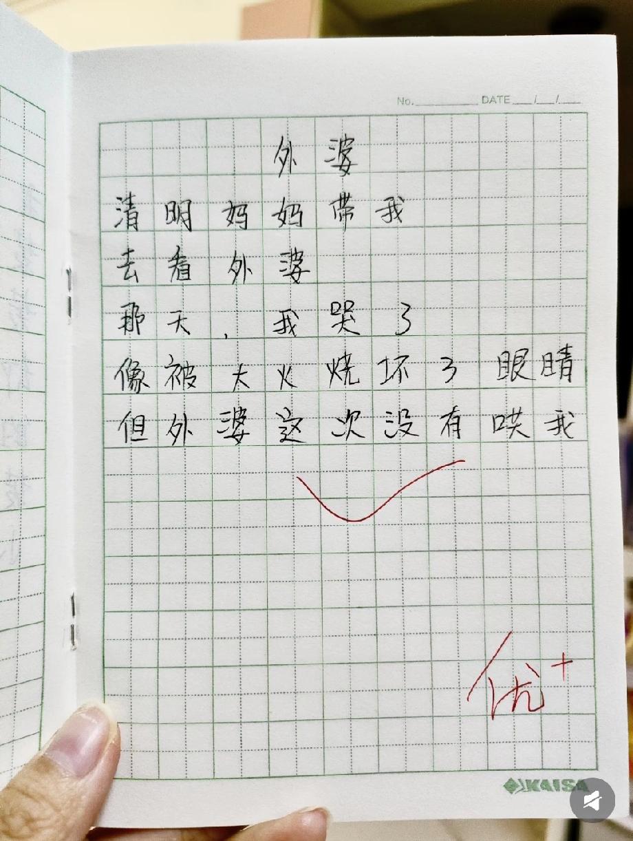  这篇小学生作文《外婆》太好哭了！清明看外婆的细节，评论区说说你的外婆故事？