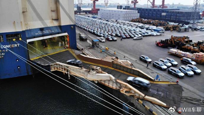 2025年中国对欧洲出口汽车突破100万台 欧洲汽车制造商协会（ACEA）于当地