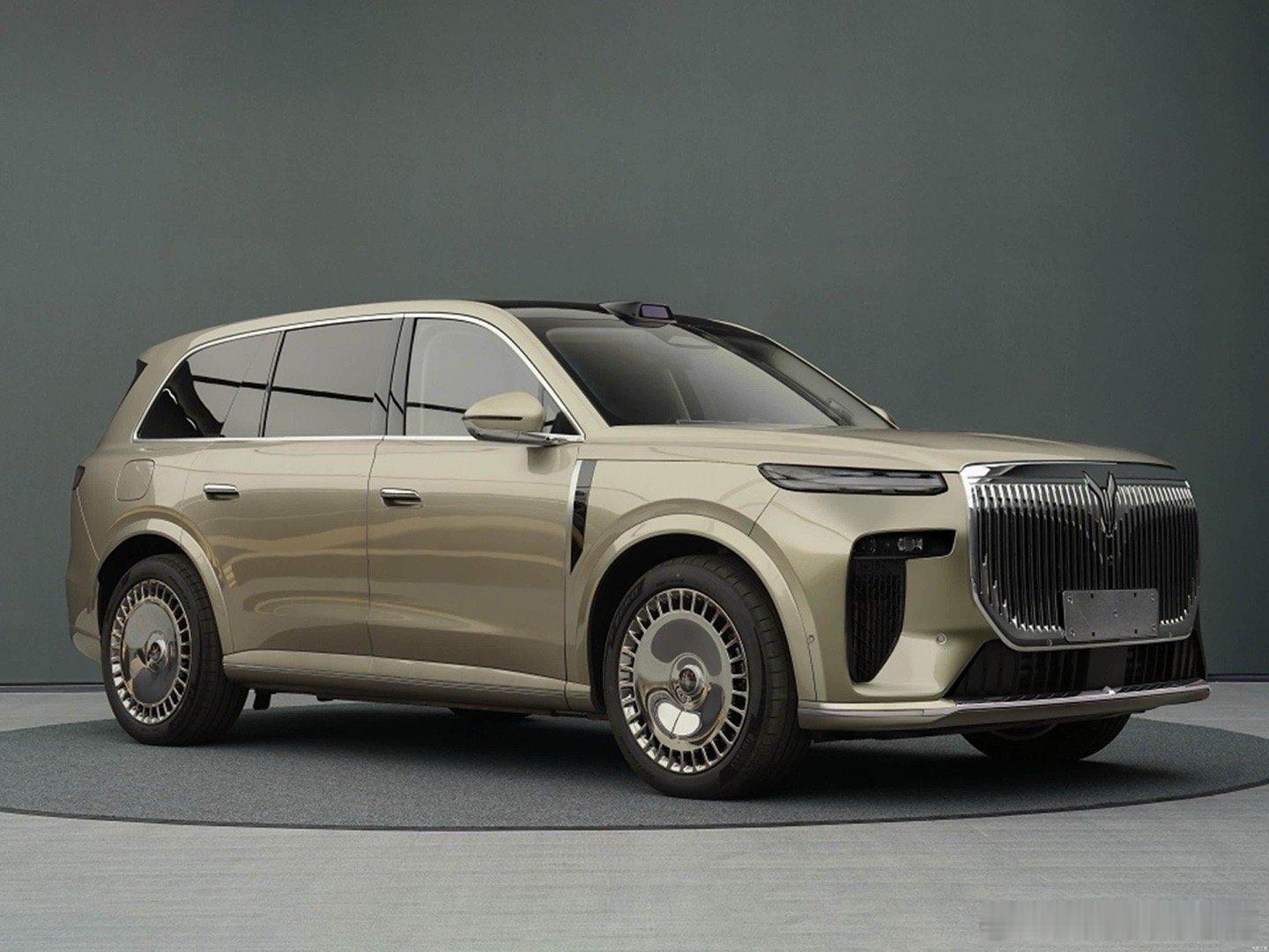 岚图泰山这个车真的一眼难尽。外观比较难评，可以说充斥着用力过猛的元素，属于想走豪