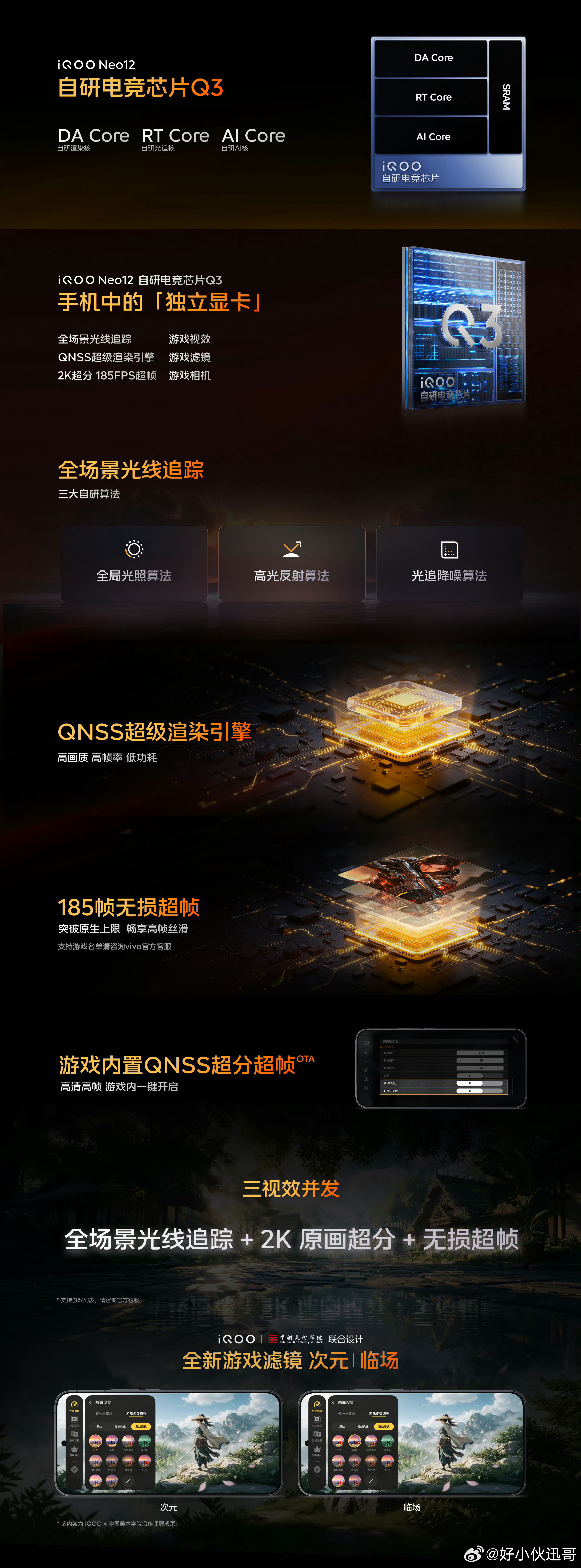 iQOO Neo12为了把视觉体验做到极致，这款手机按照了顶级旗舰来做的！搭载自