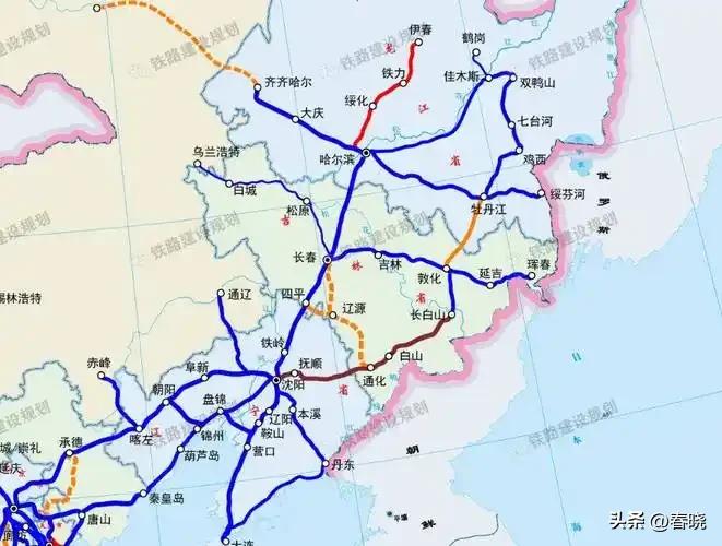 一张图打醒梦中人，谁在辐射，一目了然，沈阳周边2400万人口，这叫辐射。铁路修到