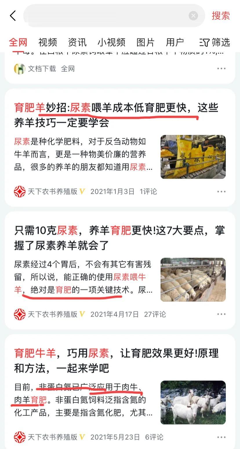 了解一下尿素喂羊快速育肥技术，已经很成熟的技术了，网上就有专门教程，甚至有个地方