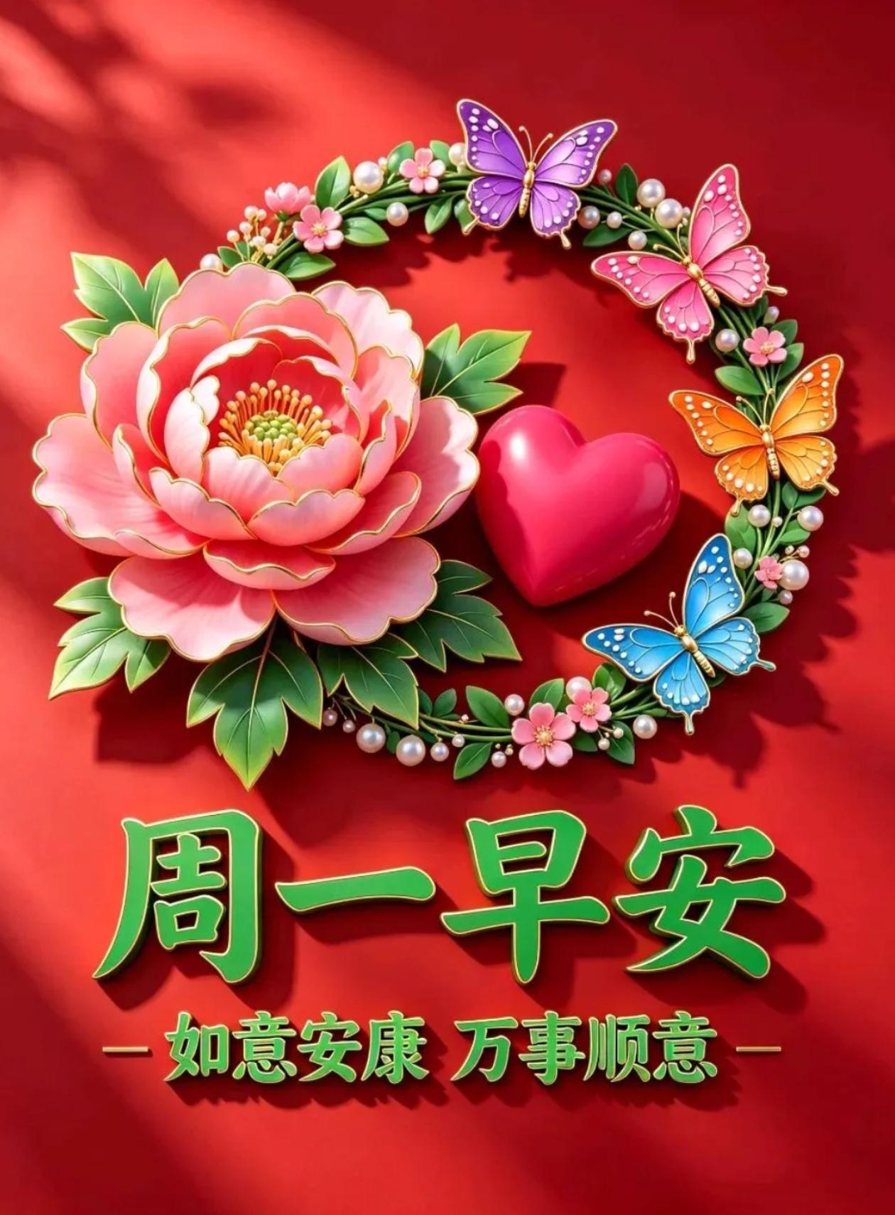 🌺☘️5.11.新周启程.初夏问安☘️🌺
 

☘️🌻周一初启纳清欢，清风