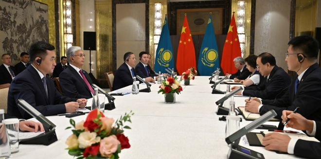 【中国中车集团董事长孙永才拜会哈萨克斯坦总统托卡耶夫】据哈萨克国际通讯社，9月2