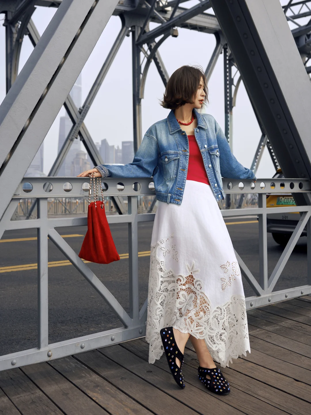 牛仔外套真的是自带松弛感的神！