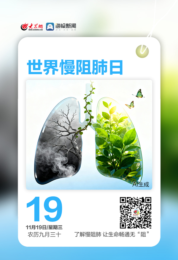 早安,你好|今天,世界慢阻肺日