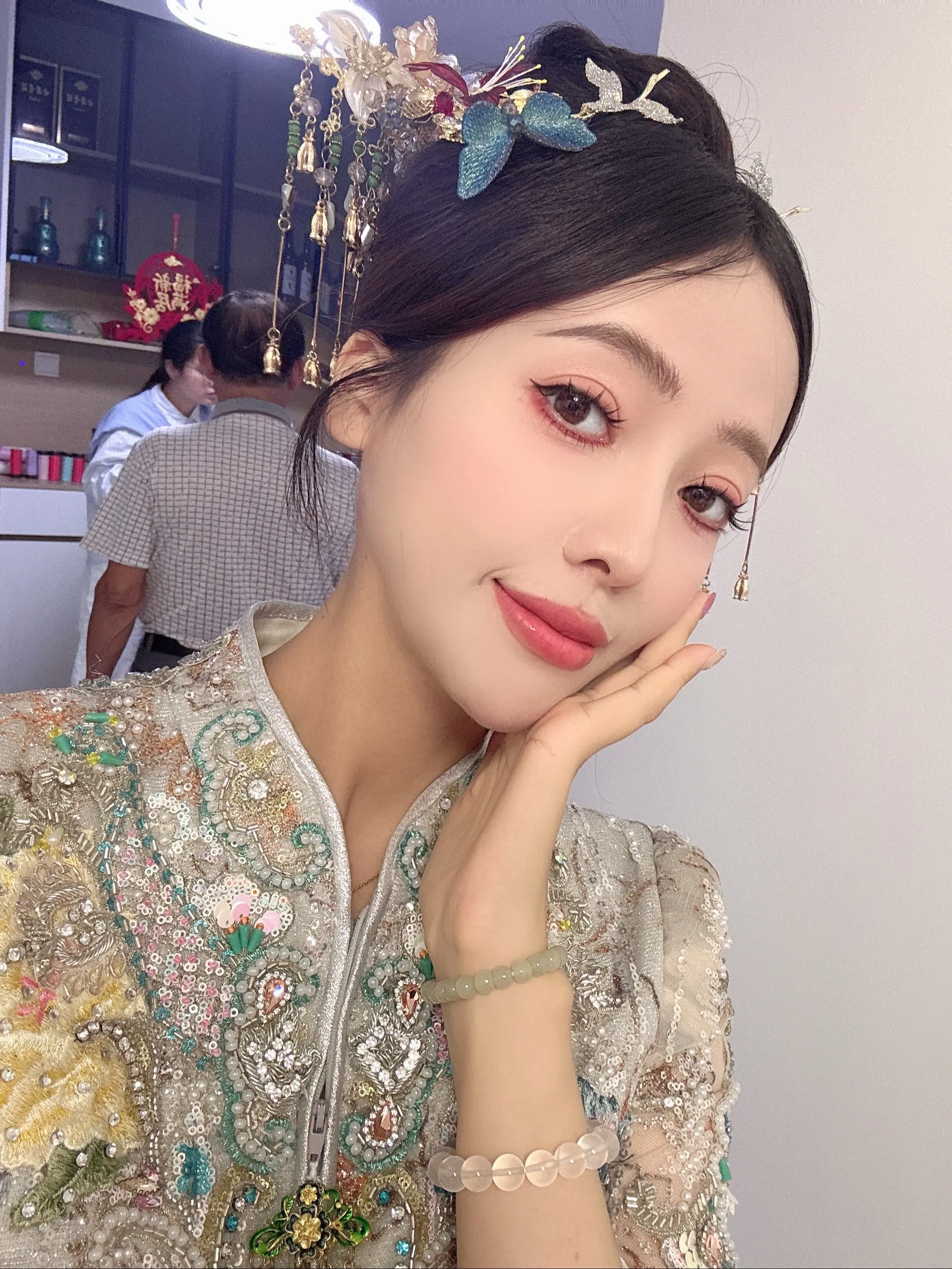 礼成。感谢亲朋好友，姐妹你们幸苦啦。