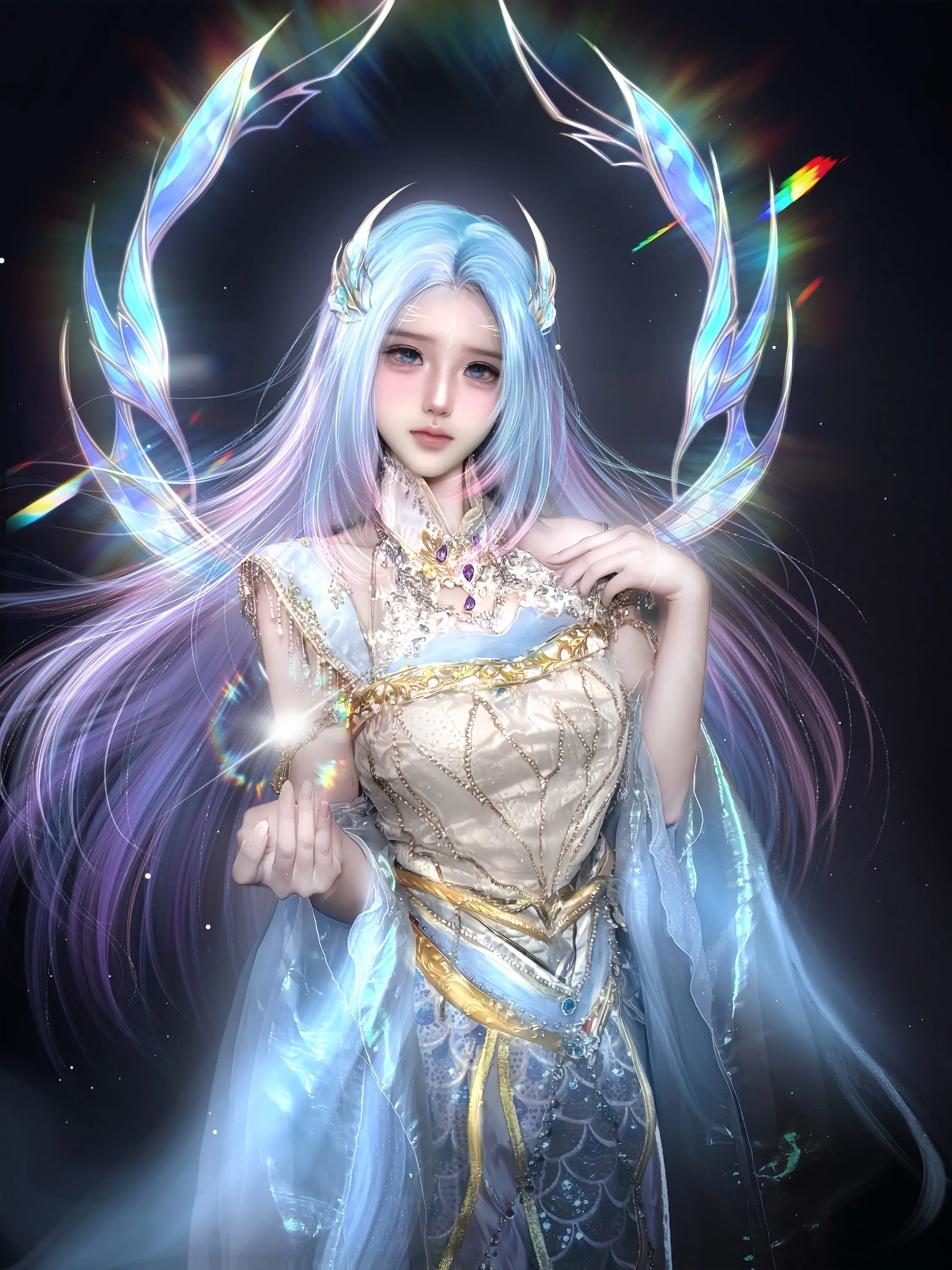 我乃海神之女。唐舞桐