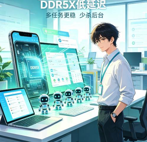 豆包手机采用长鑫内存好多同学都会有一个误区，觉得硬件跑的越快，手机就肯定越费电。