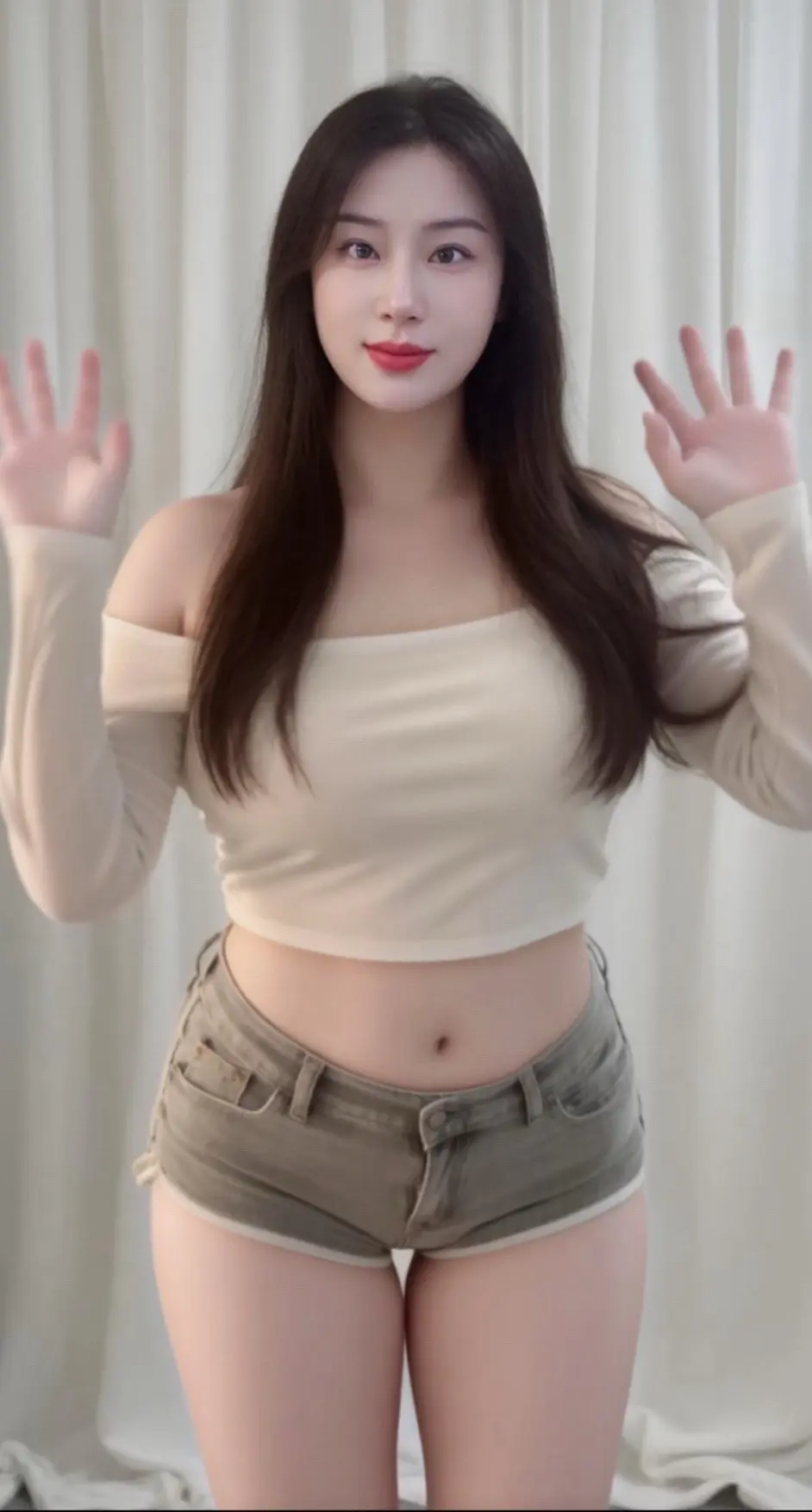 纯欲天花板 丰满型身材的活力穿搭 微胖女生如何get辣妹风 温柔性感身材