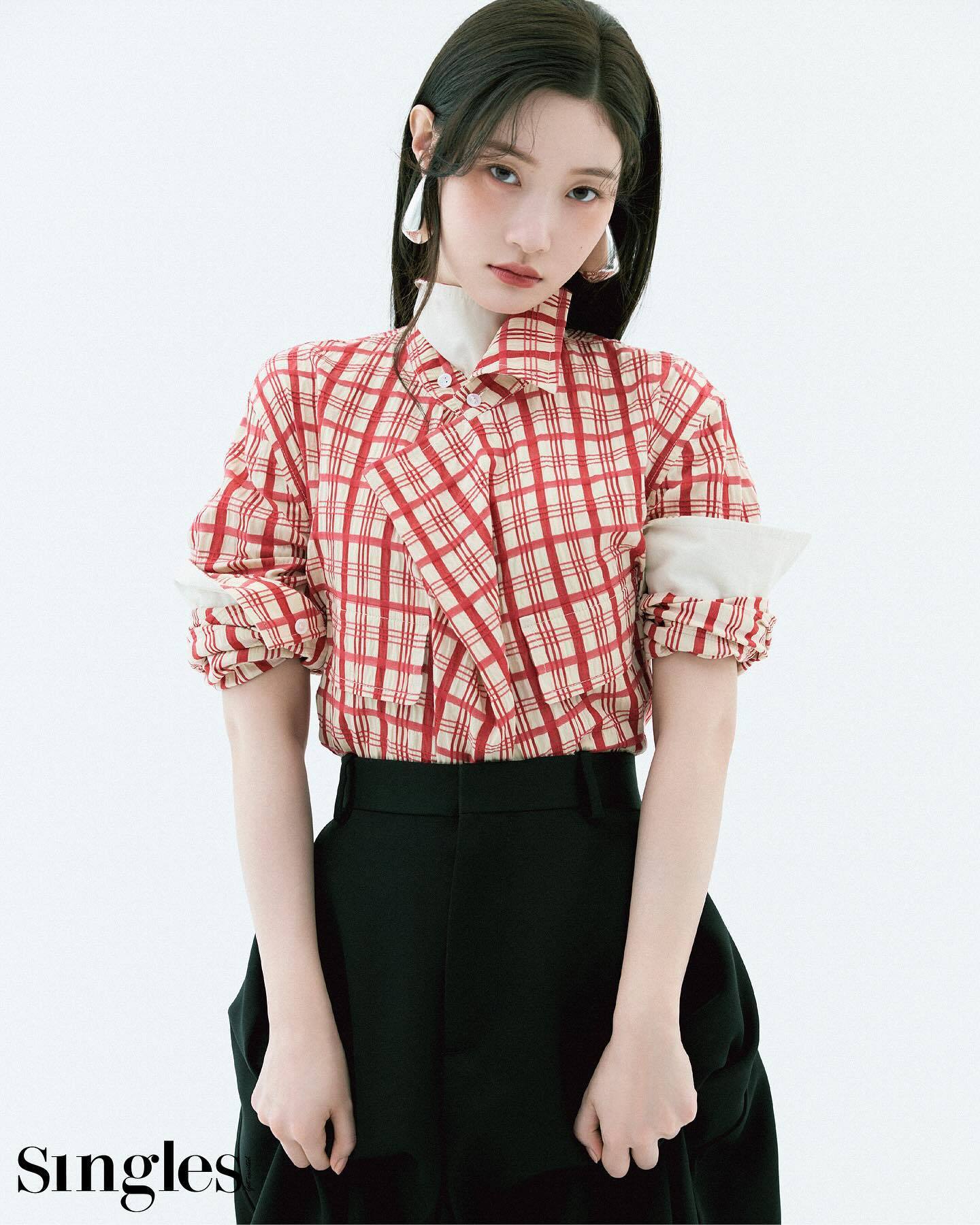 郑采妍 Singles Korea 1月刊 