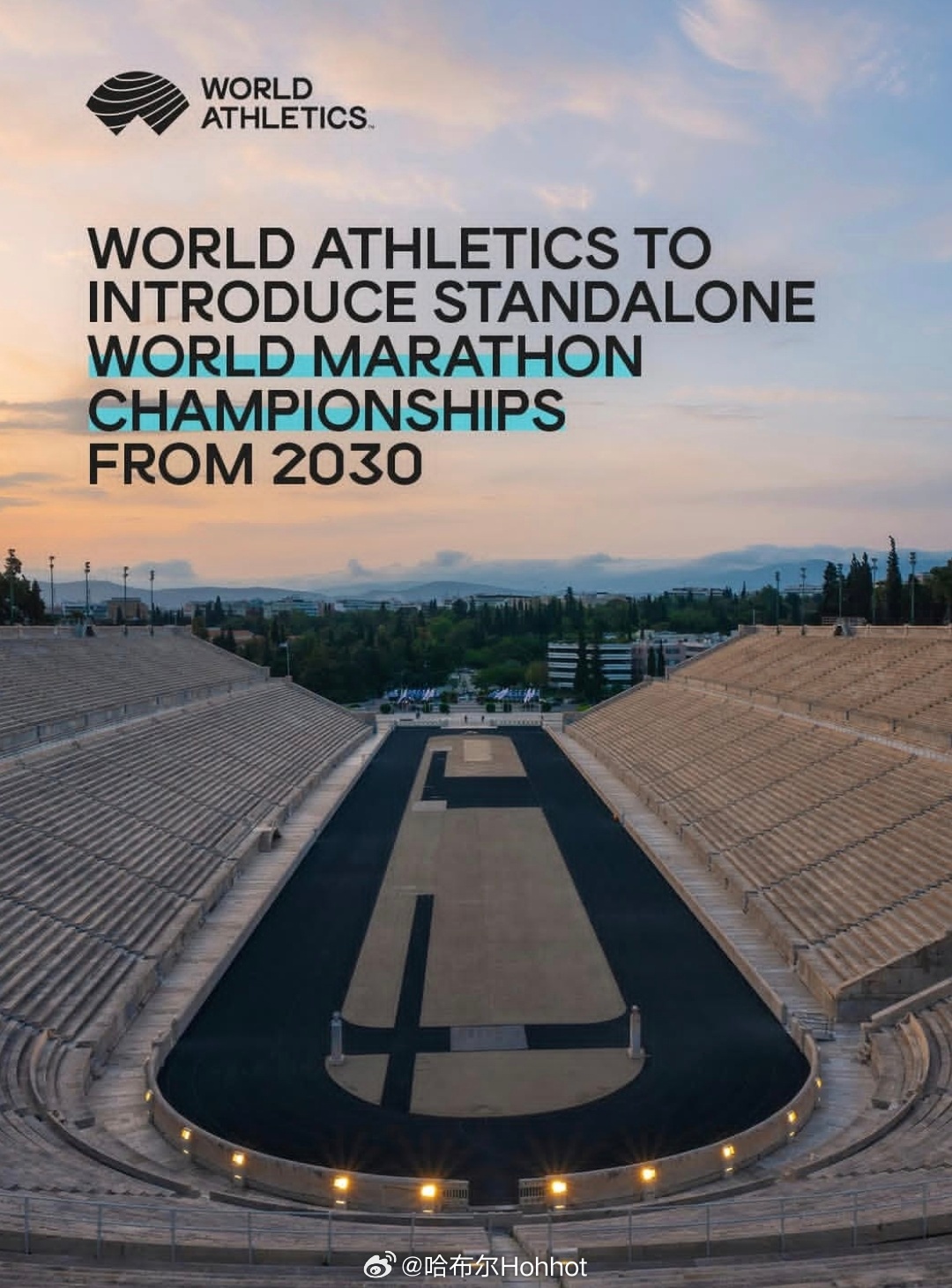 2030年起，世界田联将推出“马拉松世锦赛”，这是独立于田径世锦赛外的单项赛，希