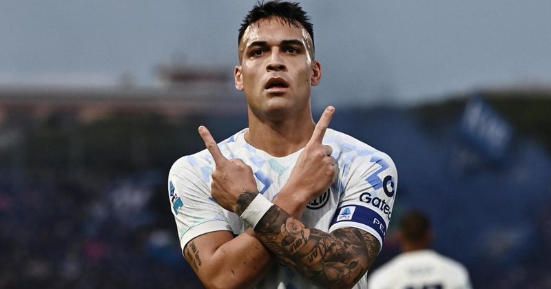 📢 国米 队长 劳塔罗 在Guè和Marra的旋律中回应：一切皆有因果。 