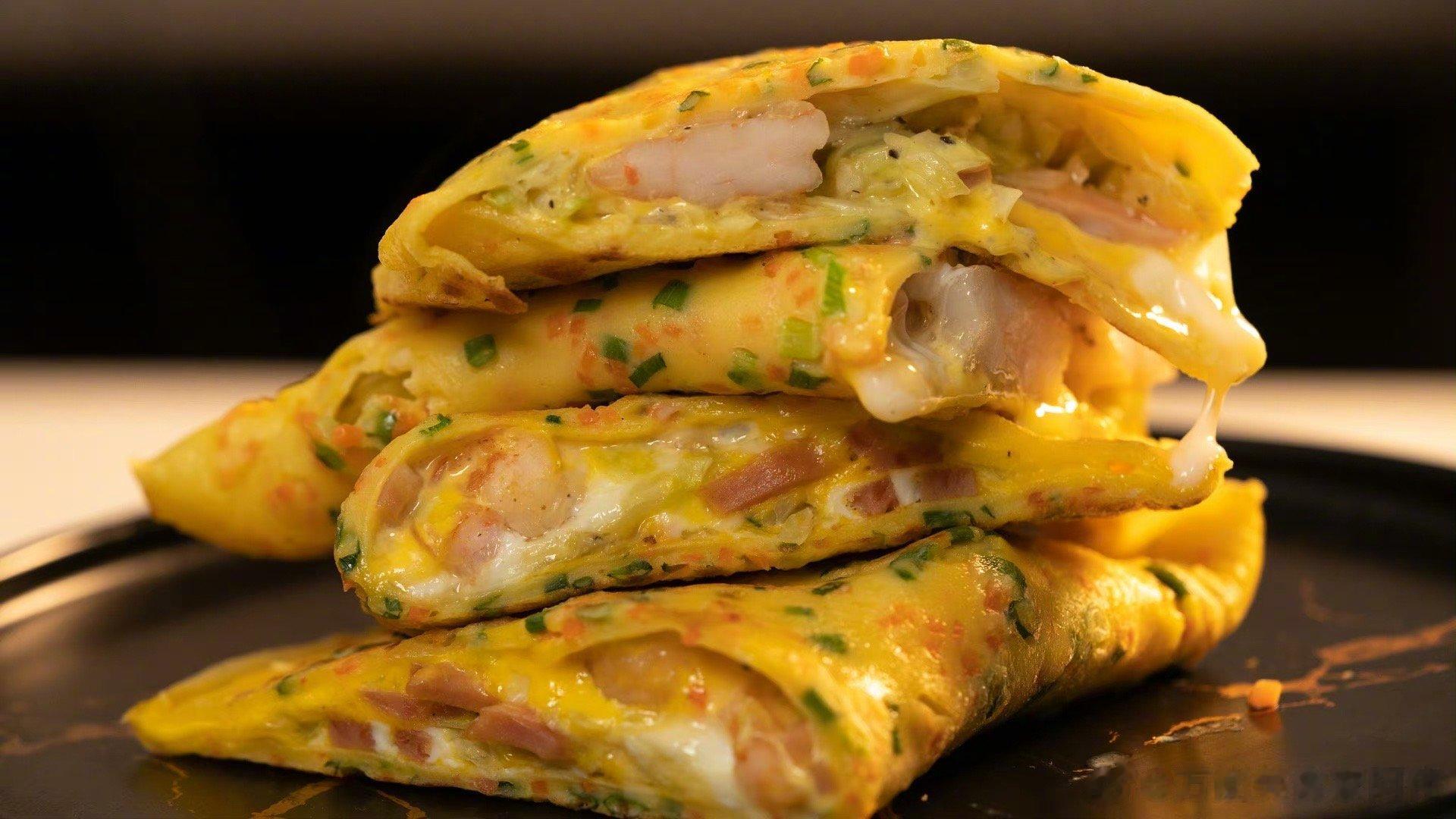 #在家轻松搞定六种煎饼#每天早上吃完这六种煎饼🥞  一整天的心情都很好！ ​​