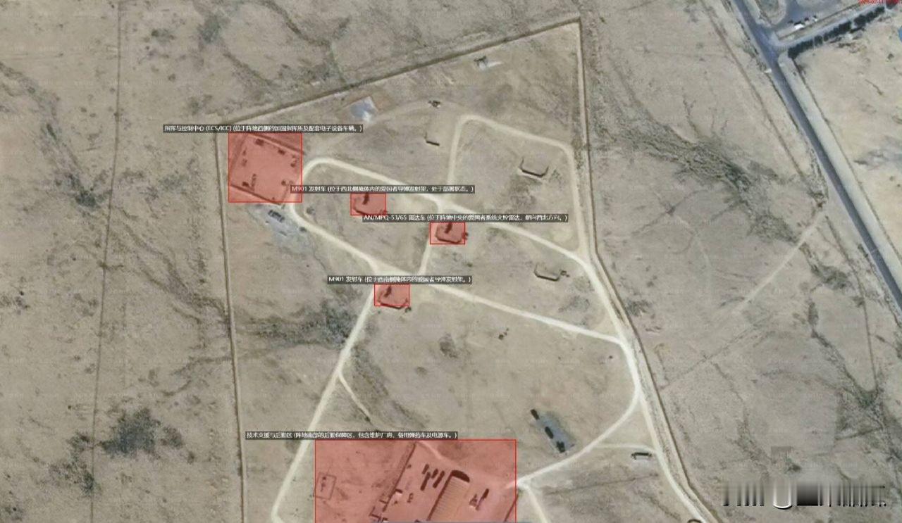 美国搬了大批防空到中东，这点一点不虚，巴林谢赫伊萨空军基地最新照片显示，至少可以