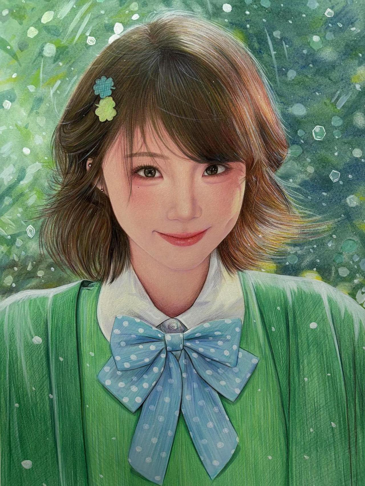 一幅画了三天的白昼小熊 和新画预告😊 你们喜欢黑白素描还是彩铅呢？手绘画像 画