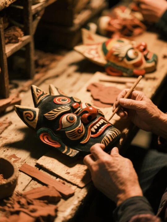 5月非遗游学｜一起去现场看看傩舞吧👺