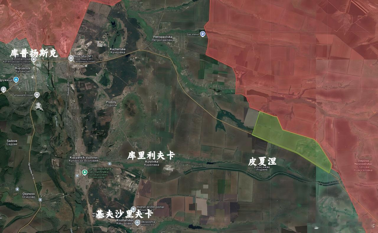 老K一次性更新多个地图1、库普扬斯克：俄罗斯军队已沿城市东面的公路推进。2、红利