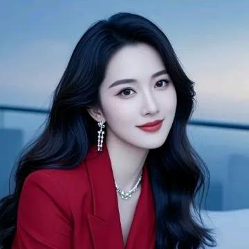 优雅的红衣女郎，自信的微笑，都市女性的魅力！古韵红衣女神 红衣微笑少女 红衣佳人