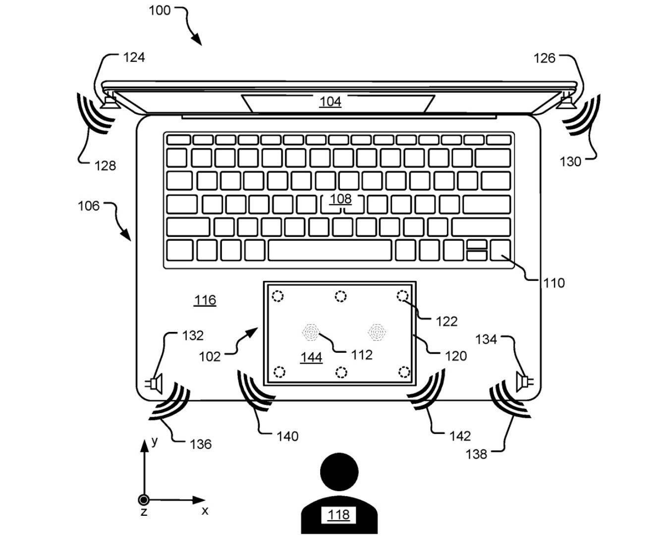 微软新专利：Surface Laptop触控板下或将内置扬声器实现触觉反馈微软近