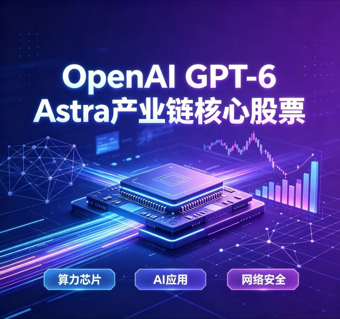 OpenAI GPT-6 Astra产业链核心股票一、算力芯片端1. 寒武纪 6