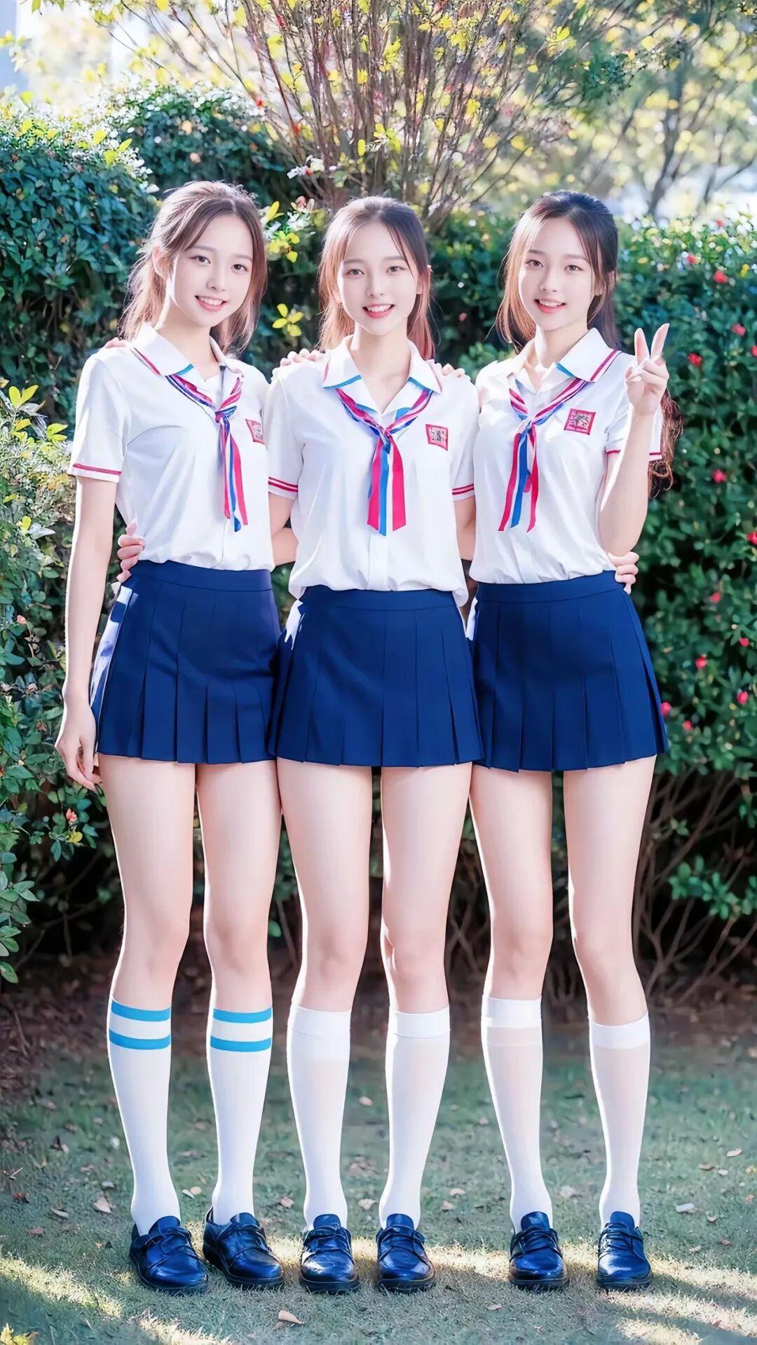 青春洋溢的校园生活，姐妹情深的三人行