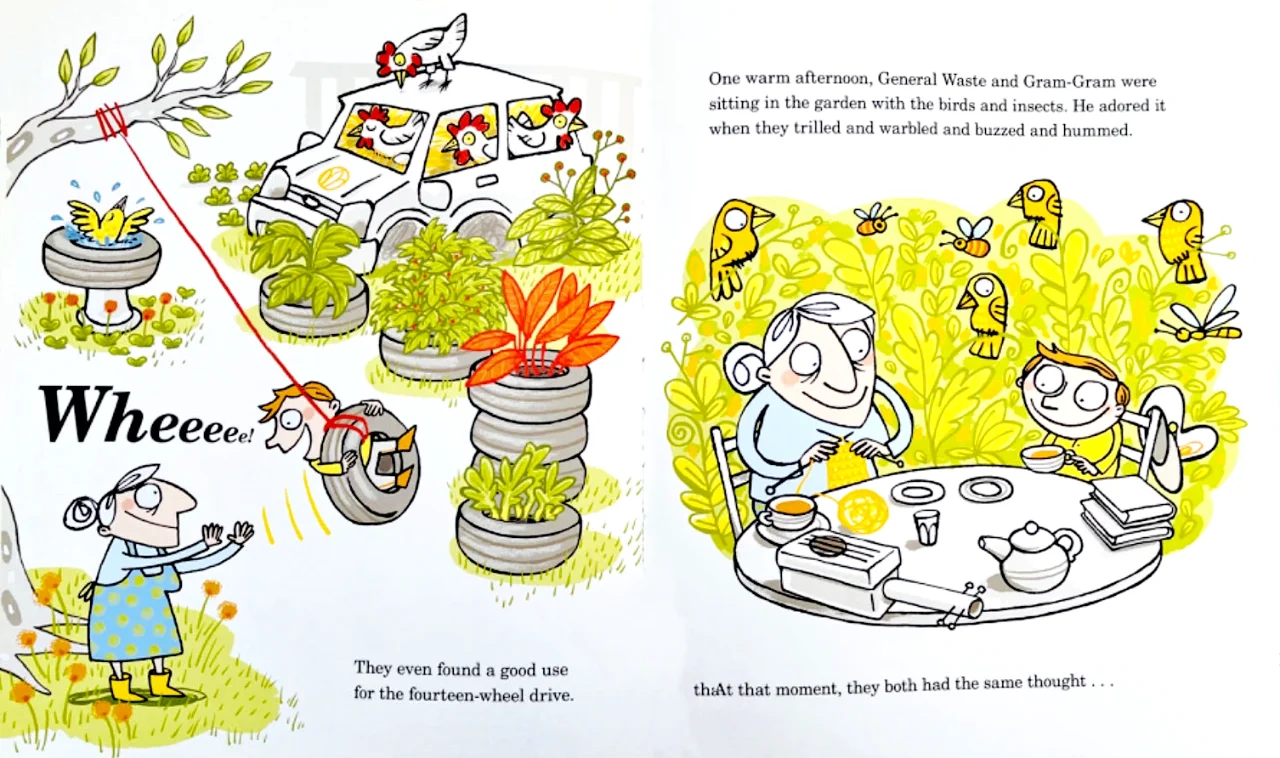 环保题材 | 消费主义小众绘本 | 浪费将军