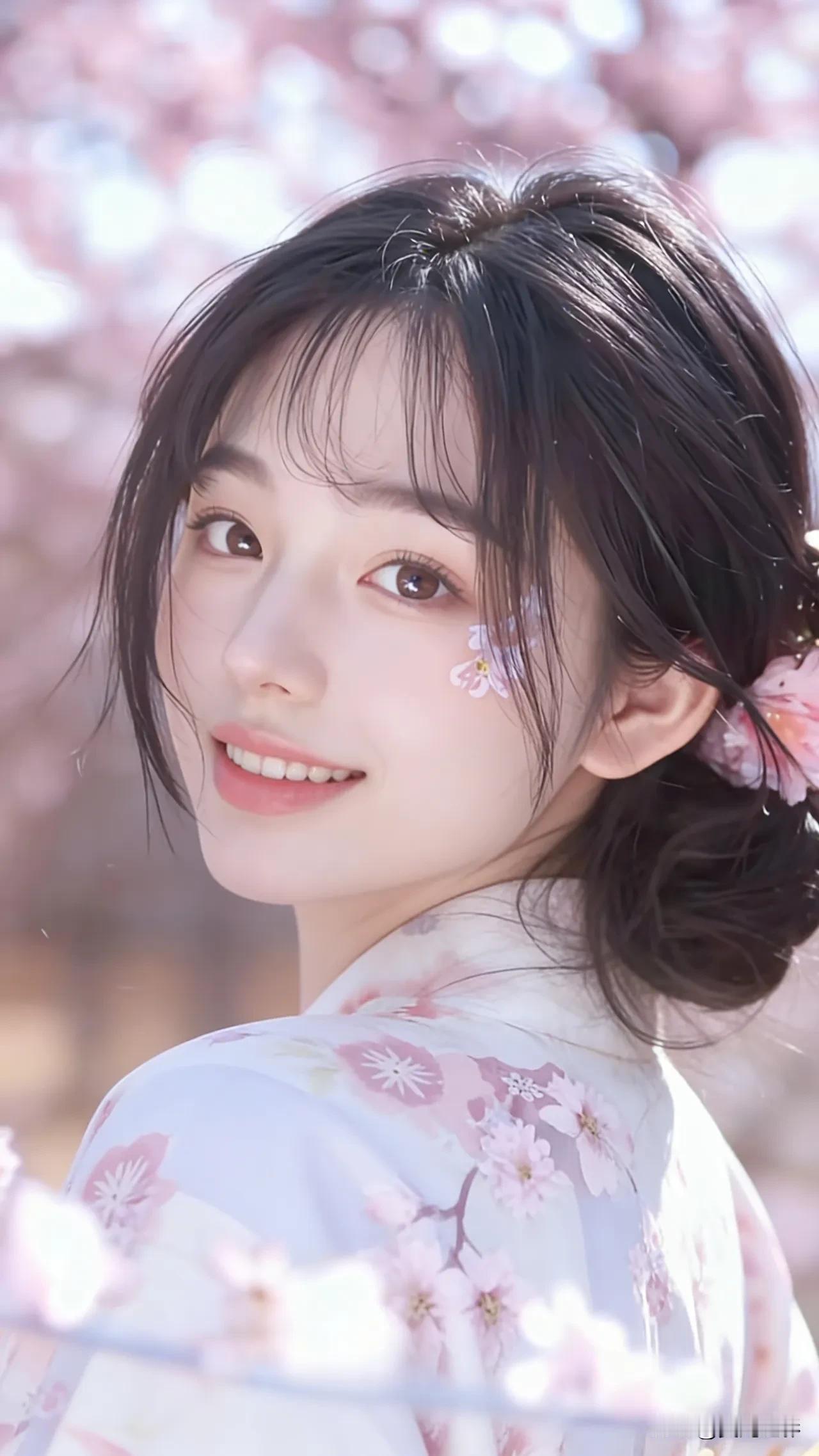 光之影
樱花树下，笑靥如花，春日里的美好瞬间