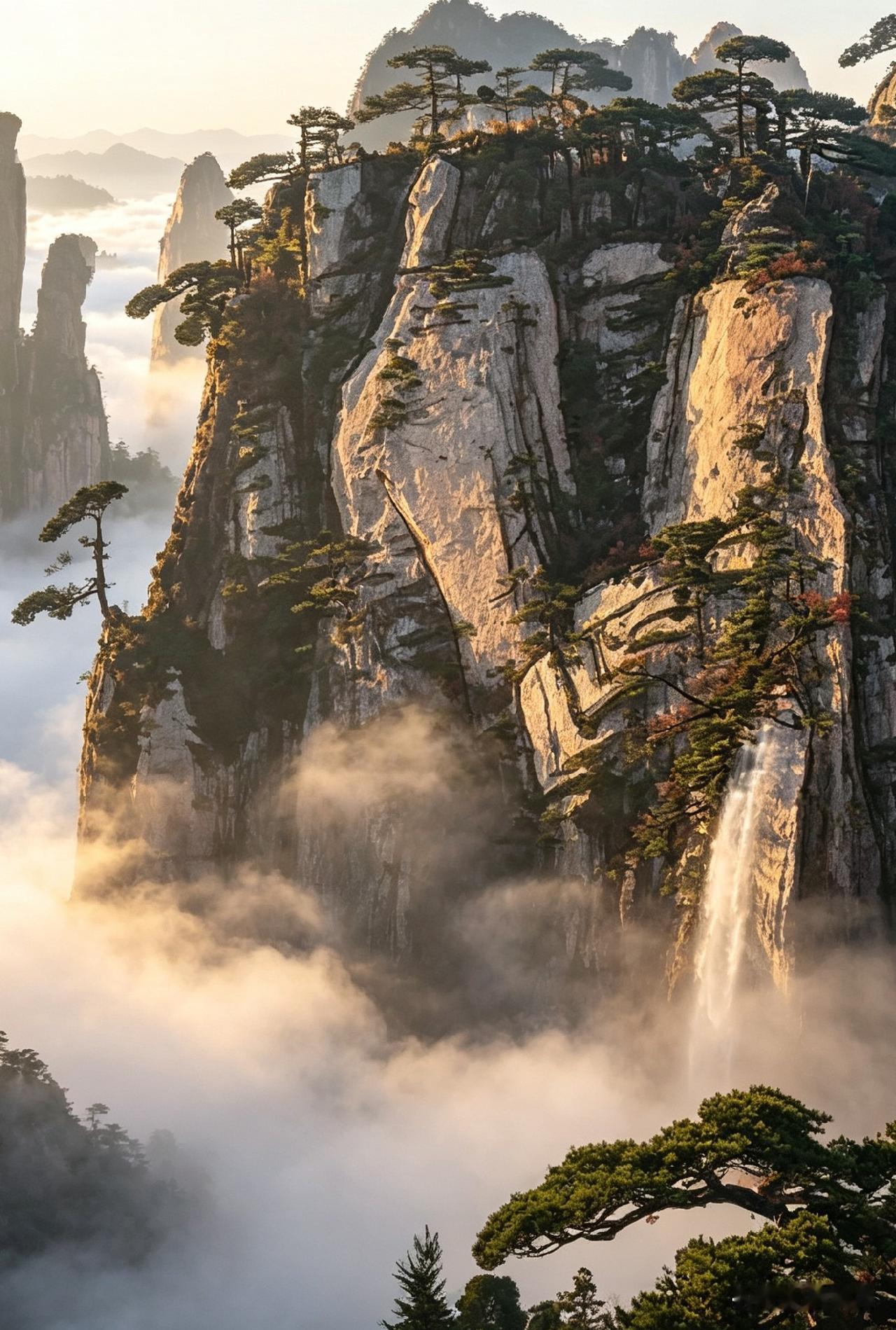 晒图笔记大赛涧水穿林漱石，一路叮咚轻响，及至断崖陡坎，骤然挣脱平缓溪道，层层跌宕