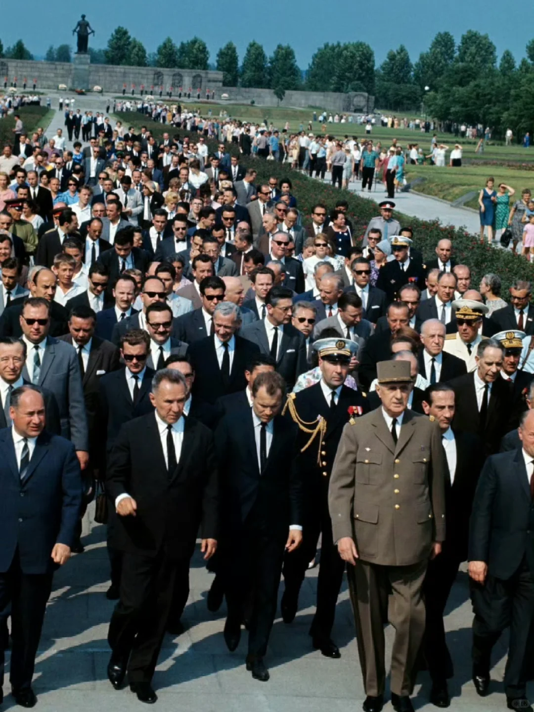 1966年，时任法国总统戴高乐访问苏联