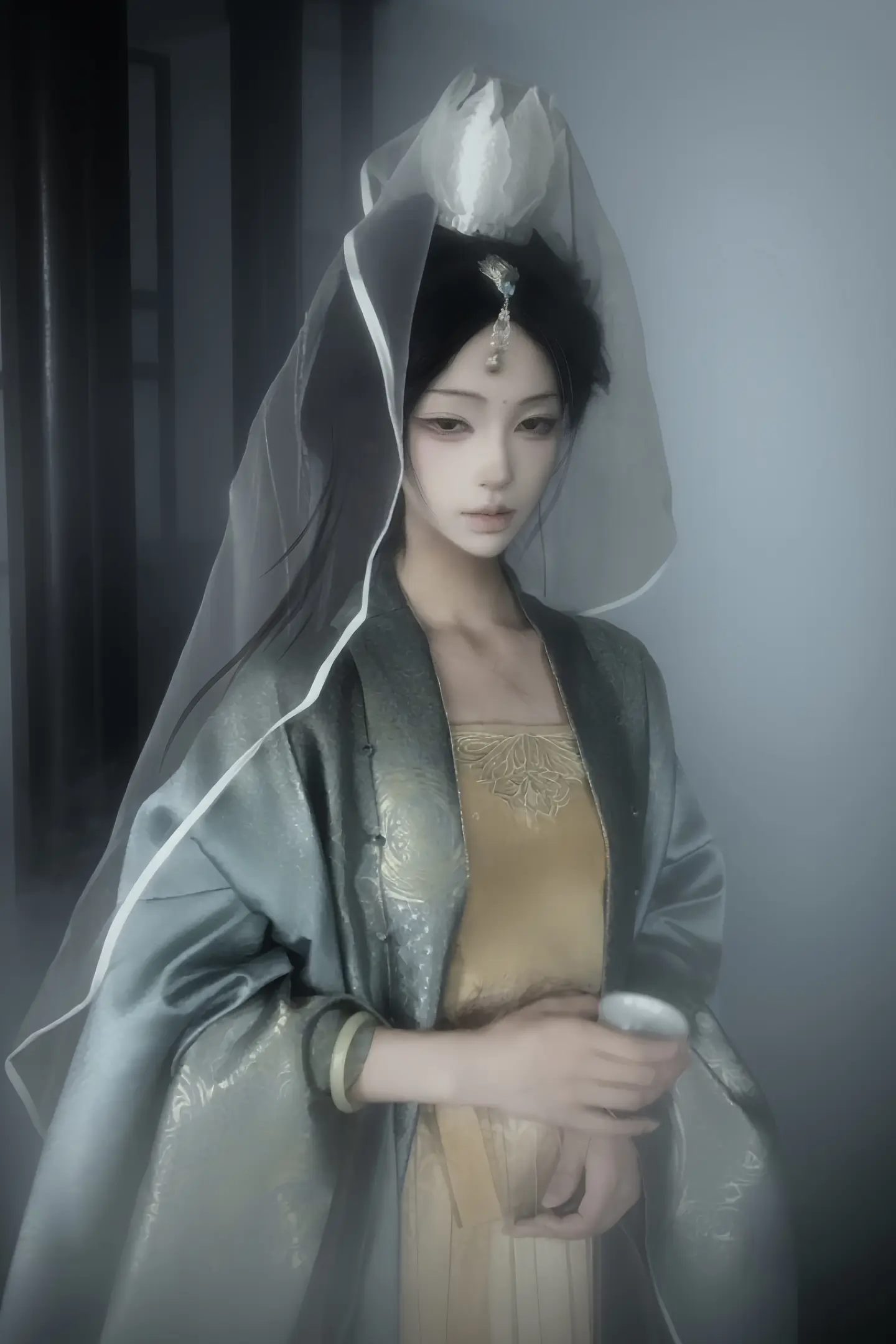 仙子何必早早归来呢。