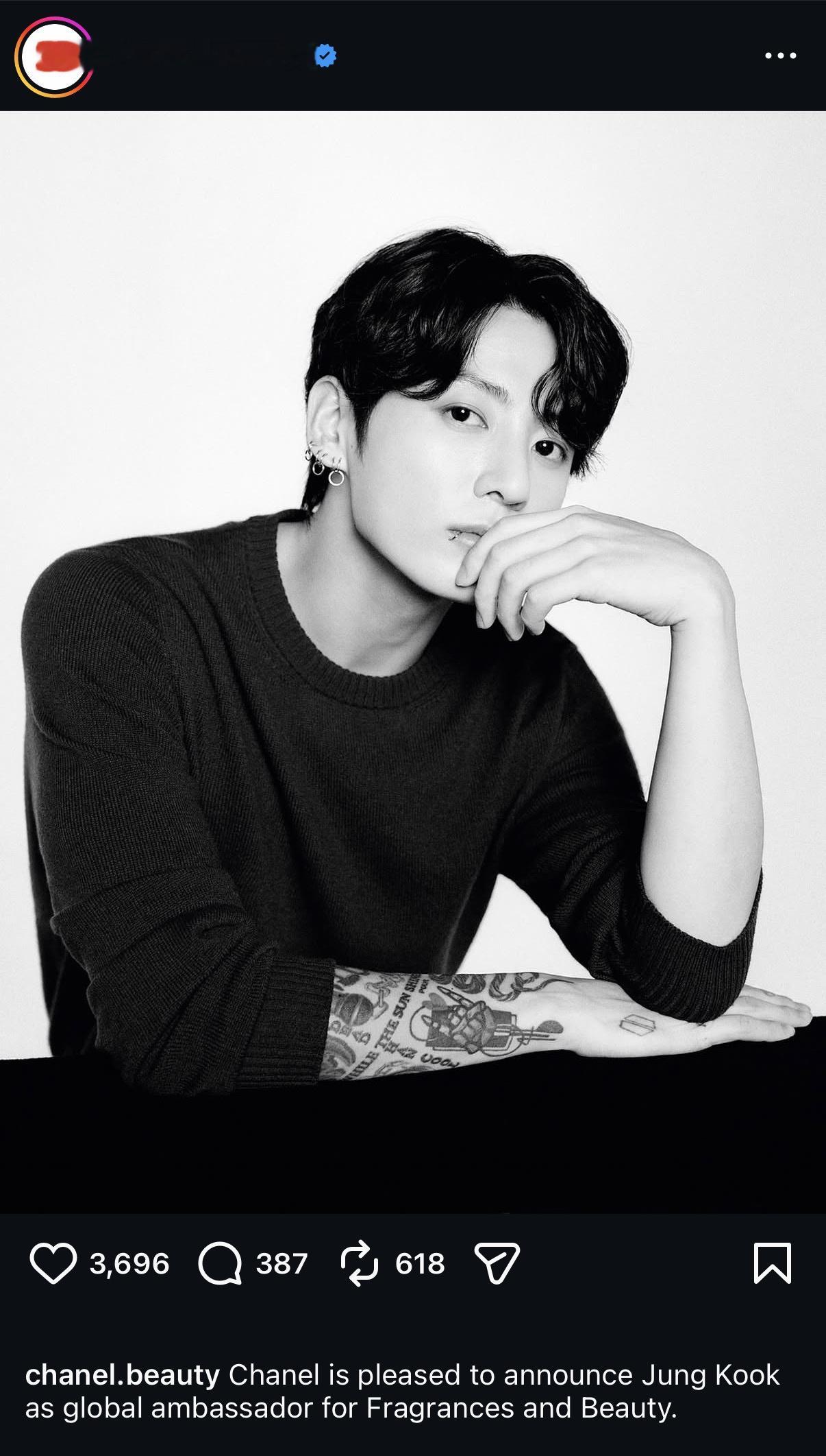 正式官宣 ！CHANEL Beauty 新动向  ～  今日正式宣布韩国歌手田柾