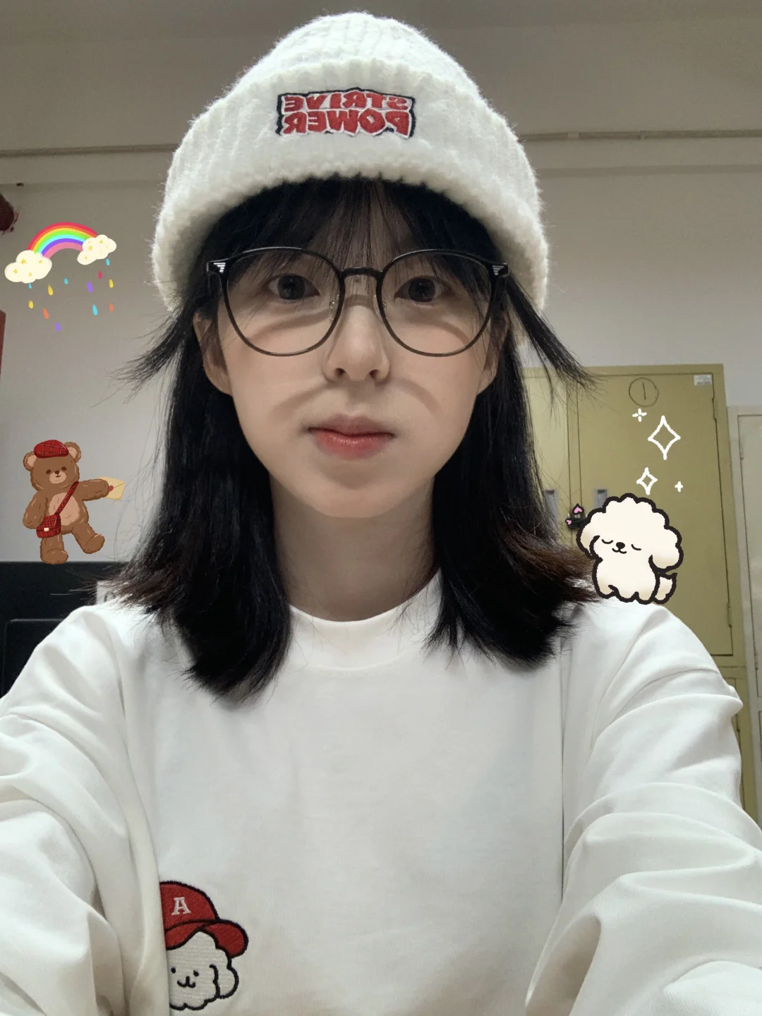 白色小兔牙