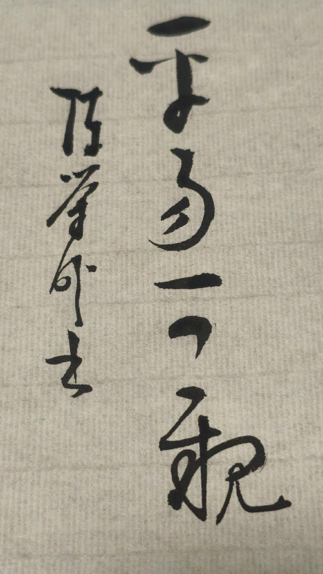 正确的答案写出来评论区聊聊草书写字是一种生活