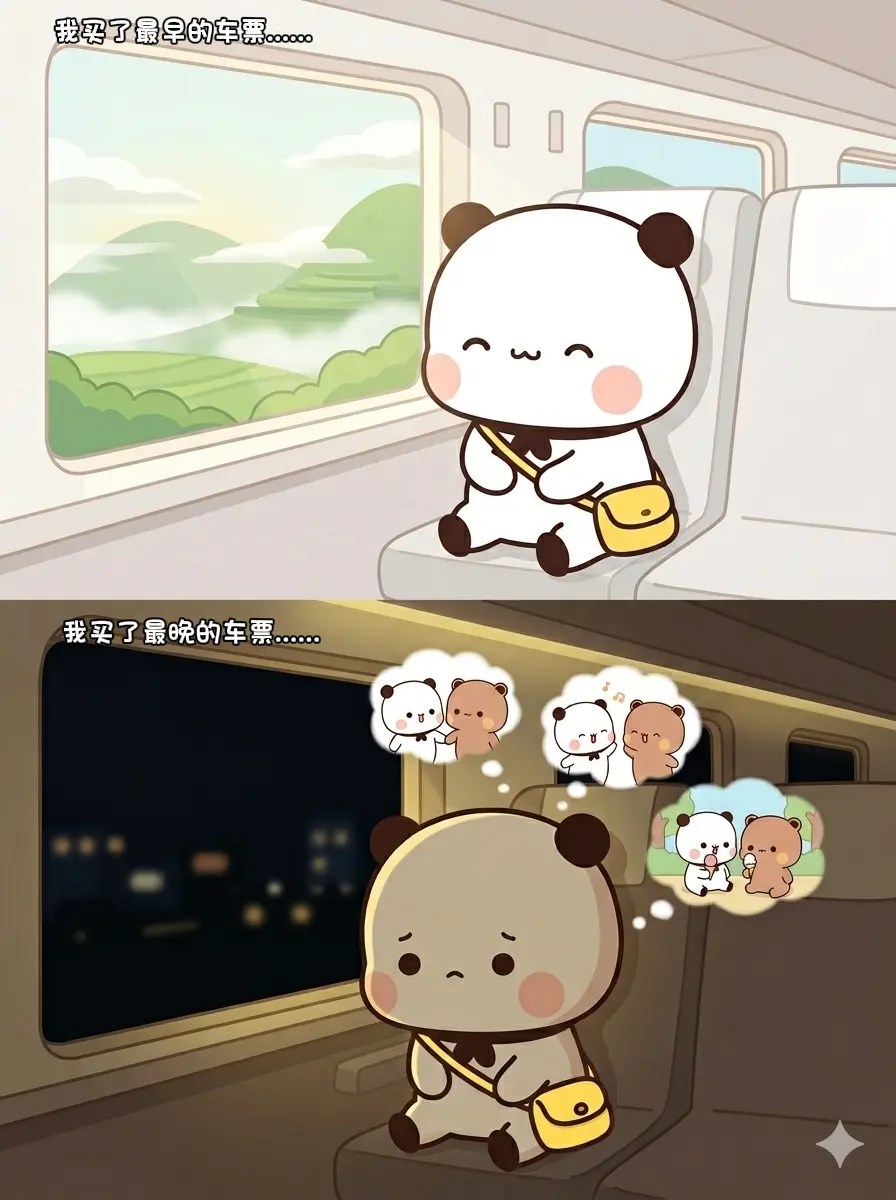 早上还在你怀里撒娇，晚上就一个人坐车回家。原来难过的，从来都不是分别的...