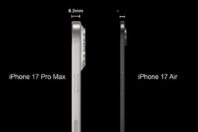 iPhone17Air到底有多薄 就这厚度，有续航焦虑的人可能要更加焦虑了 ​​