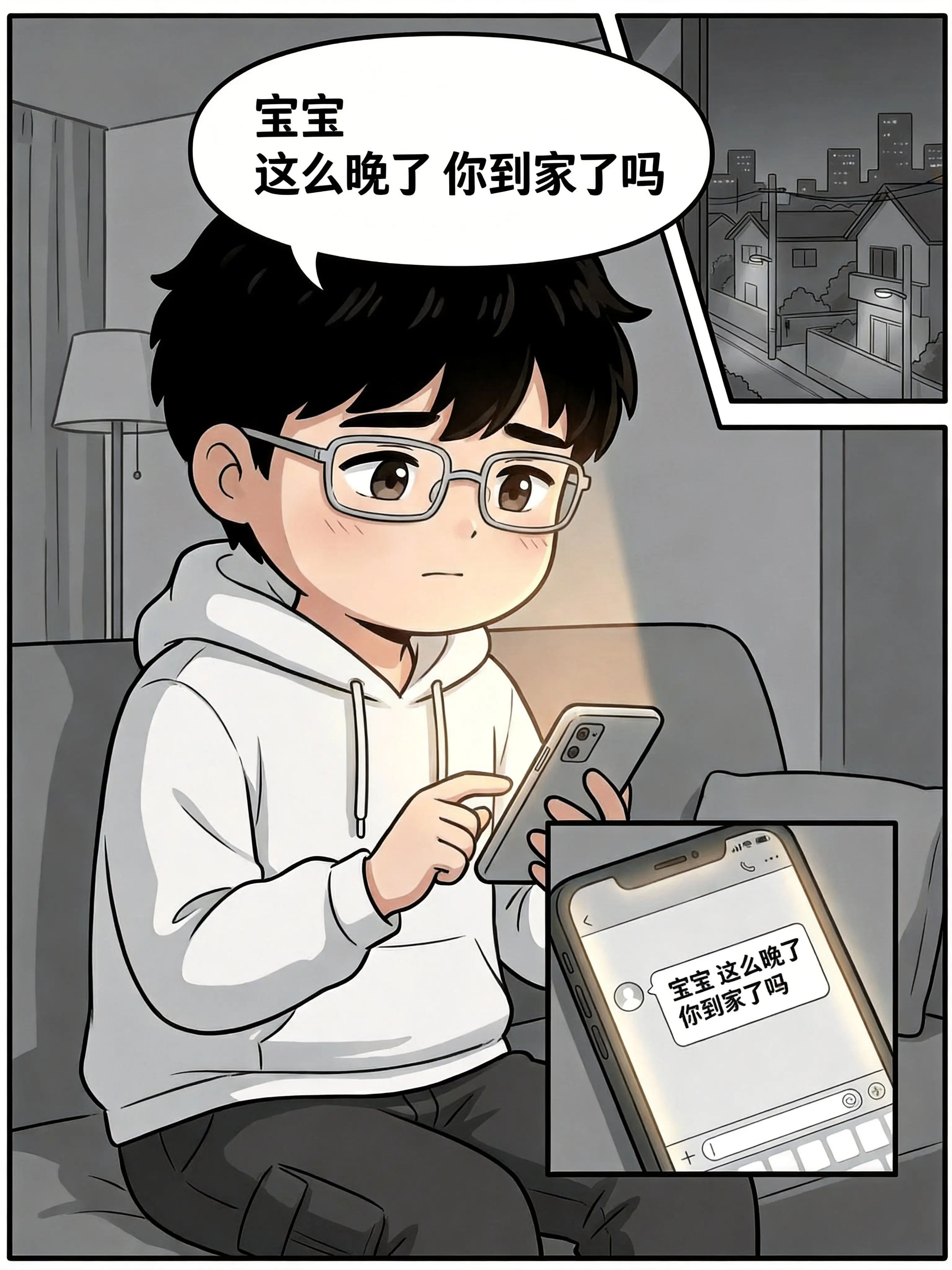 异地恋会担心的事。