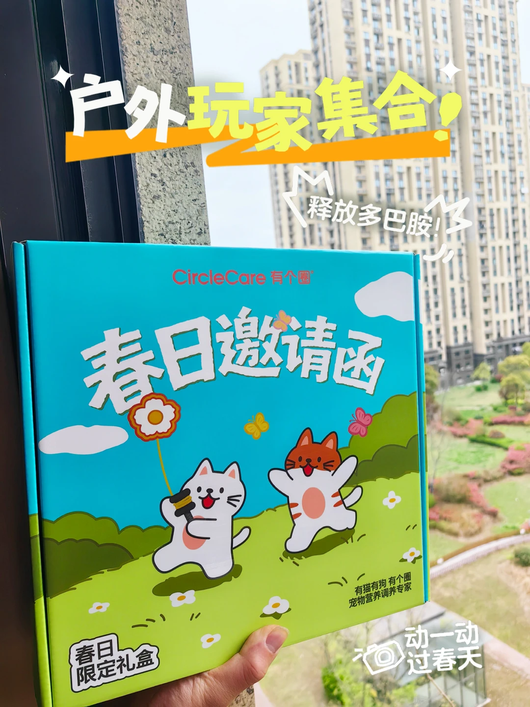 🍃带猫春游被围观！这个春日礼盒也太绝了🌸