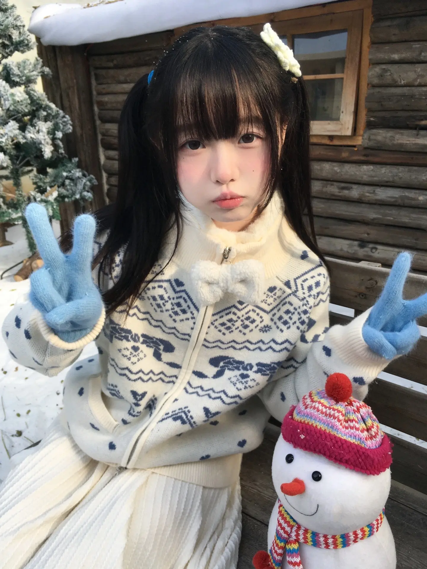 好久不见 我这里下雪了❄️。