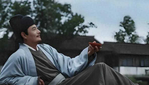 "我是清都山水郎，天教懒慢与疏狂。玉楼金阙慵归去，且插梅花醉洛阳。"
 
这是年