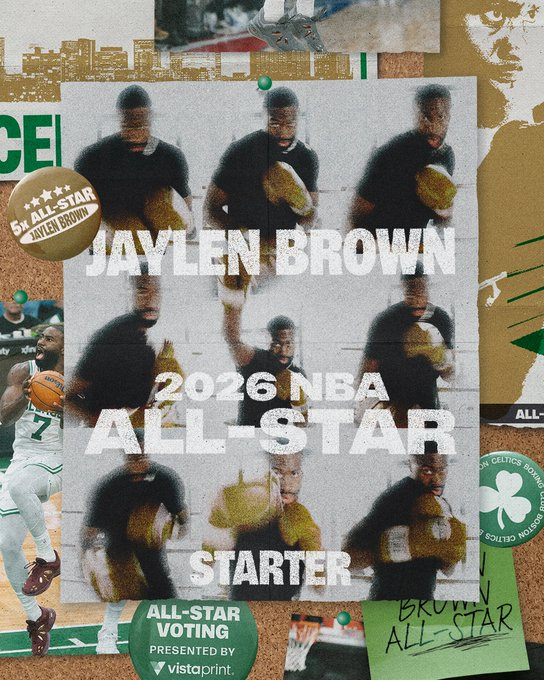 实至名归！恭喜杰伦-布朗入选NBA全明星首发🌟 波士顿凯尔特人 ｜Differ