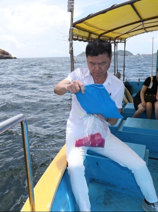 艾威以海葬告别陈美玲，称将来会陪她海葬