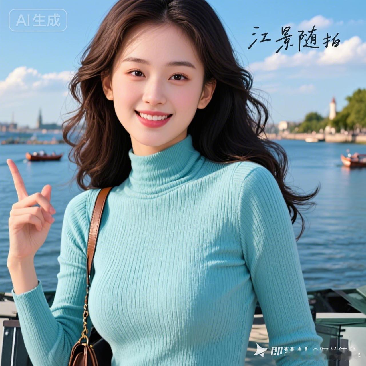 江景随拍，元气少女穿搭指南🌞👗👒