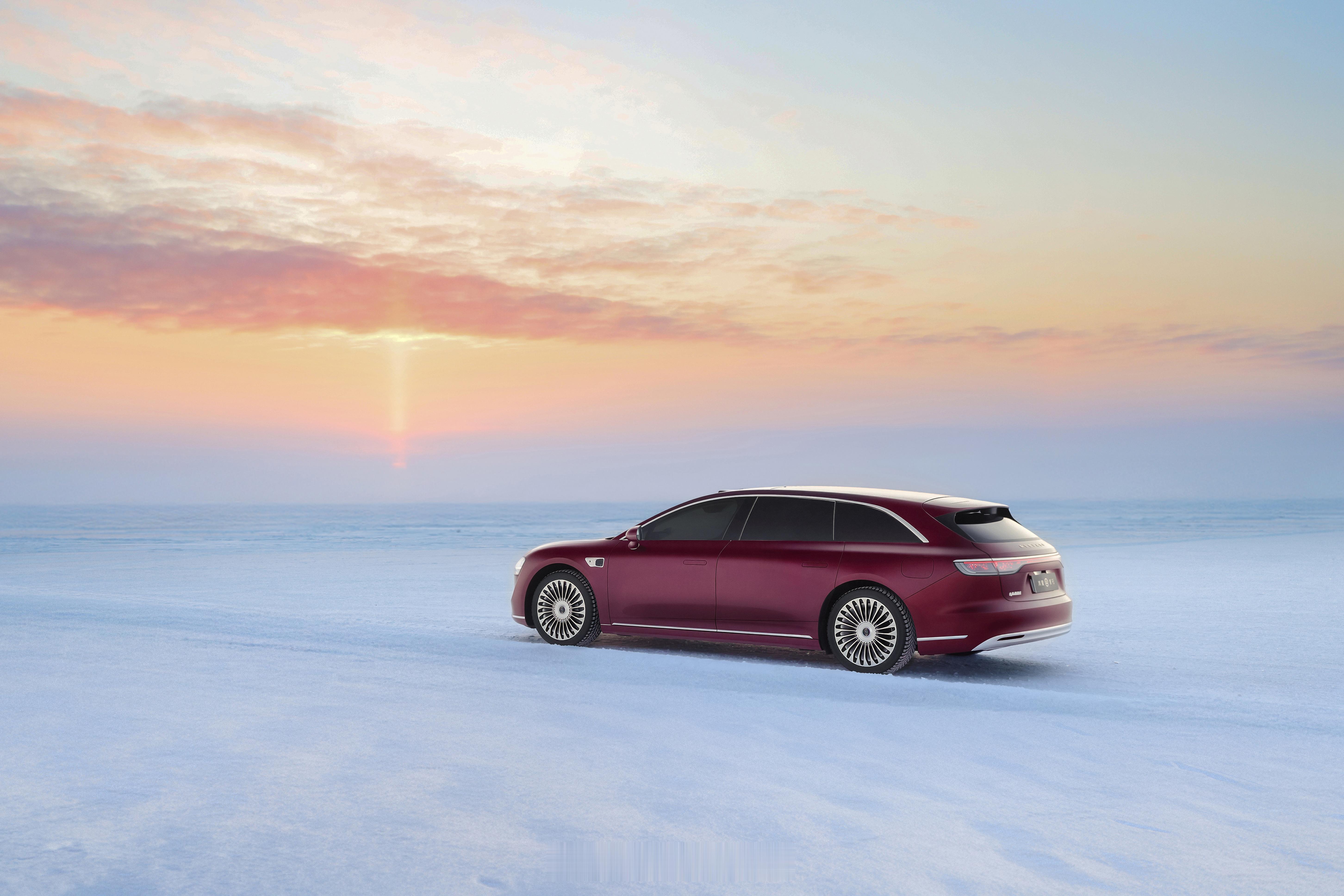 享界样过冬天 真的不错，在雪地上跑起来才知道它的厉害享界S9T享界S9汽场全开新