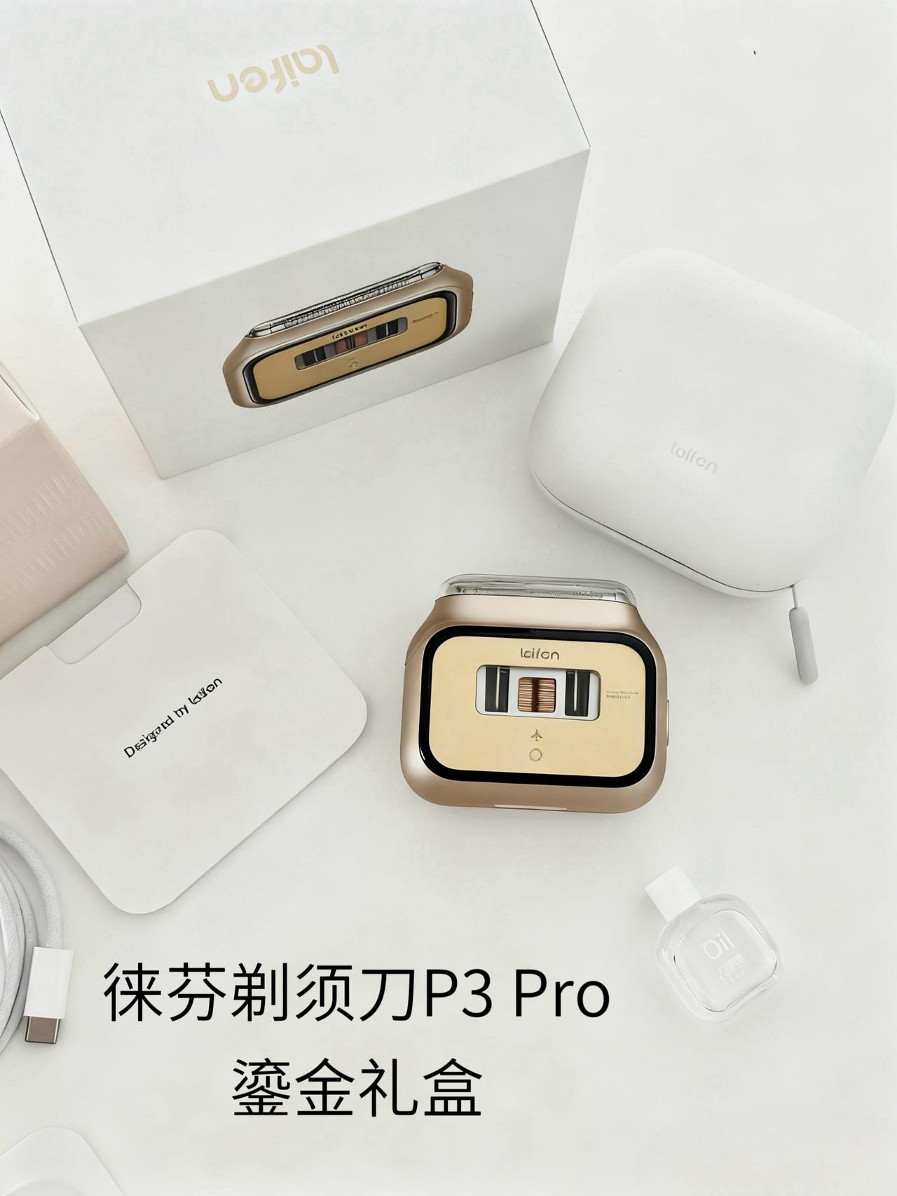 新年送礼闭眼冲！徕芬剃须刀 P3 Pro「鎏金礼盒」送长辈百分百稳

说真的，给