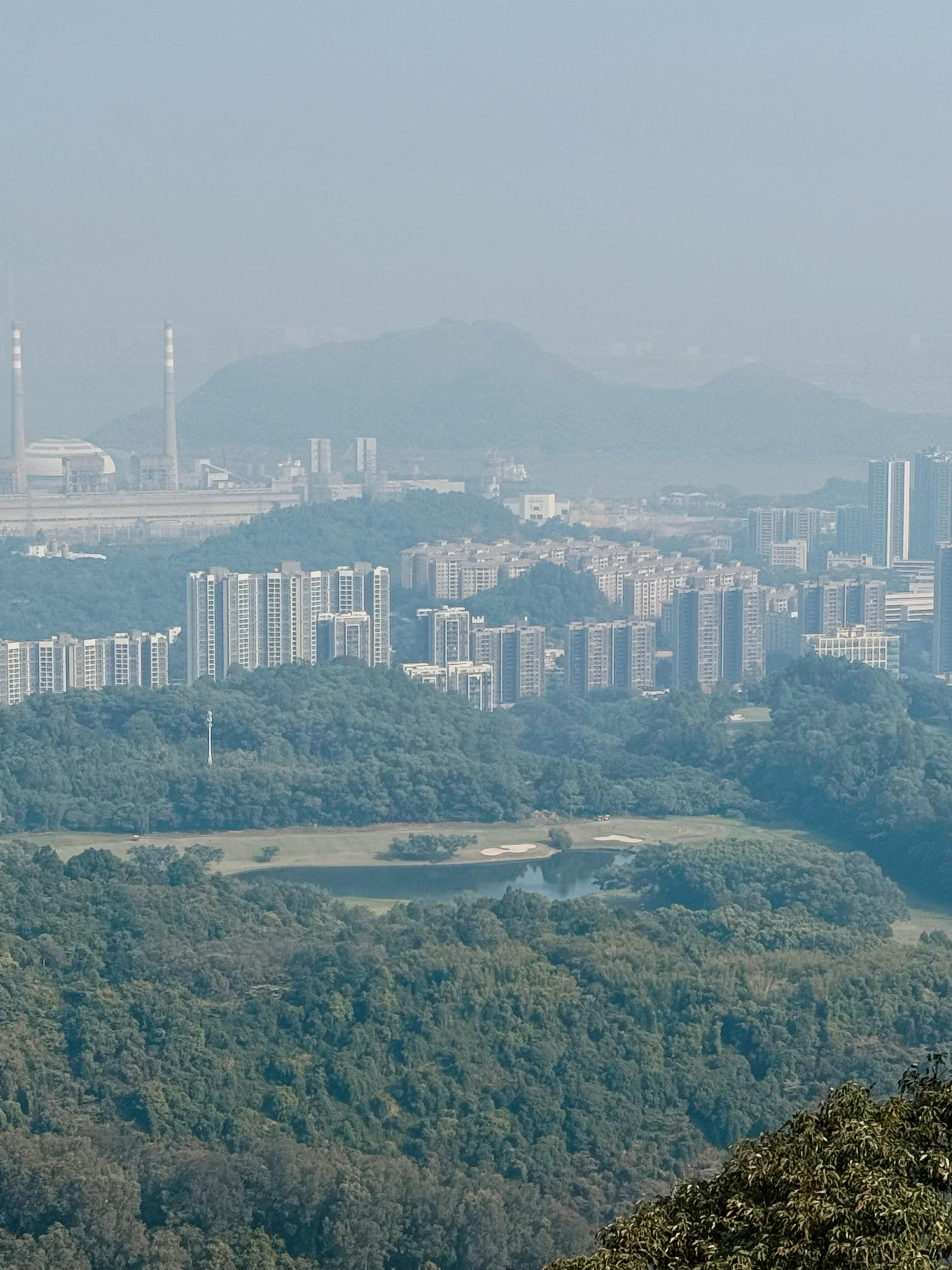 爬山日，在山中吸氧一上午整个人都心情舒畅许多。山中有四块一斤的杨桃，下山吃一碗5