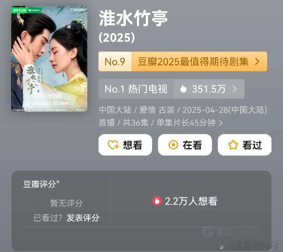 杨幂主演红月篇，热度最高破9000但仅一天，全集带开播前招的广告，评分5.0不合