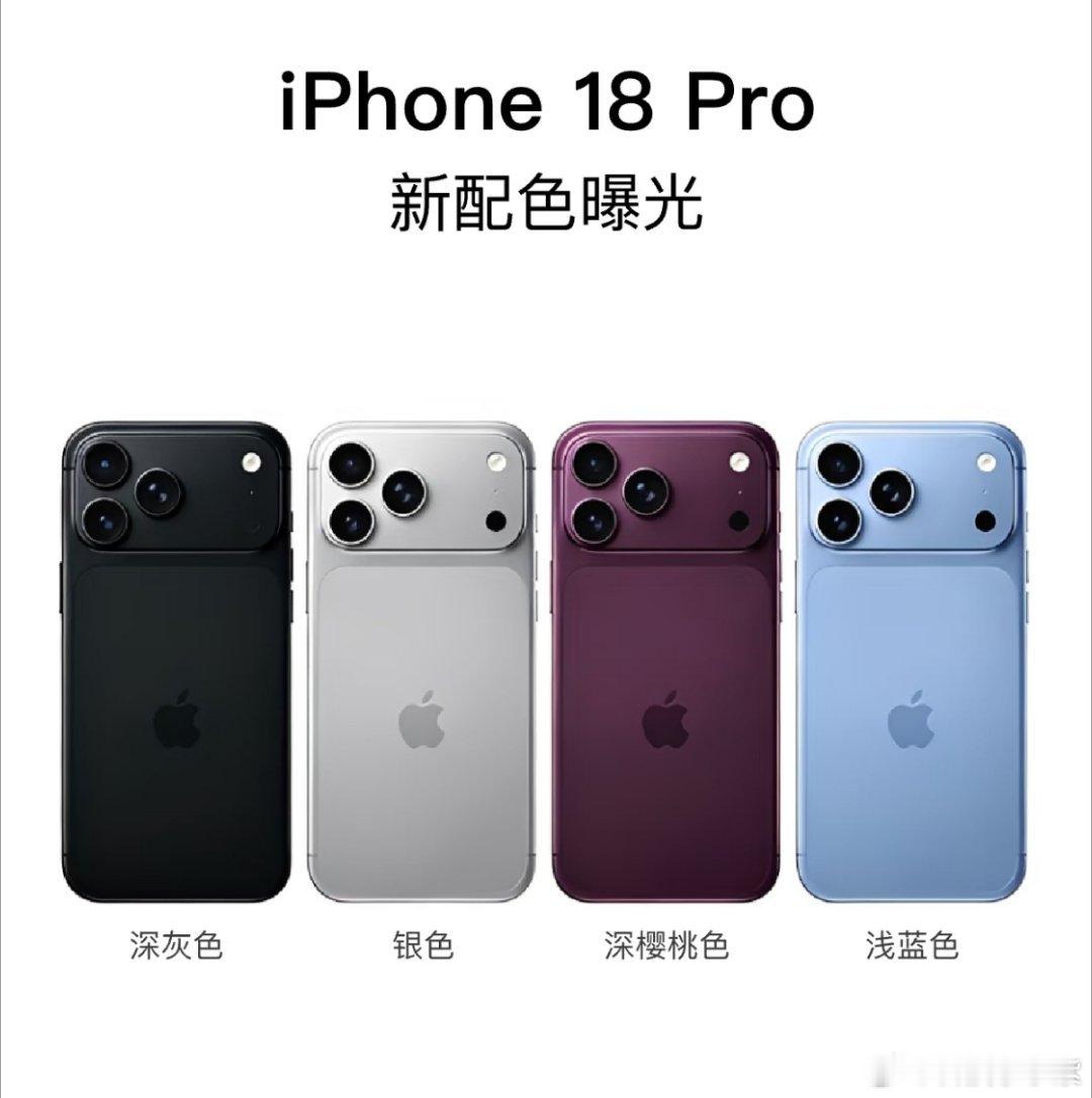 iPhone18Pro七大升级给大家总结一下外媒曝光iPhone18Pro的七大